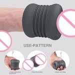 TPE Artificial Vagina Dual Channel Glans Sucking Sex Toys for Men Portable Male Masturbator Cup Delay Ejaculation Penis Massage