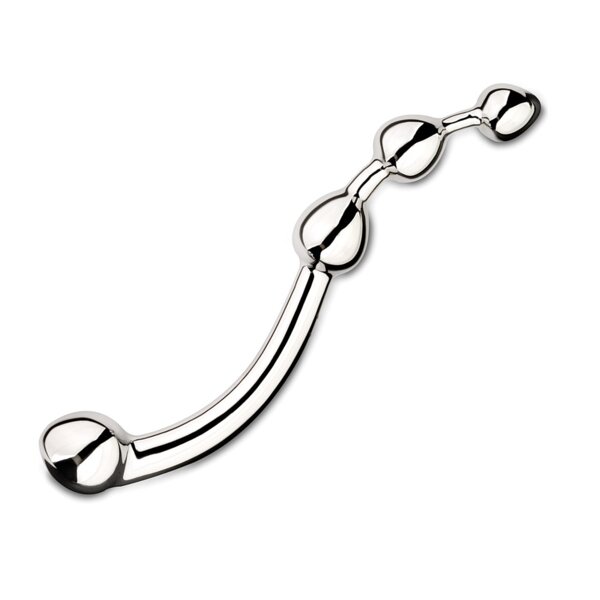 Fun Metal Sex Toy Stainless Steel G Spot Wand Massage Stick Kegel Exerciser P-Spot Stimulator Prostate Massager Anal Plug Dildo