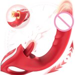 Dildos Thrusting Clit Vibrator for Women with 10 Vibration Modes 7 Thrusting Modes Featuring Licking and G Spot Couple Adult Toy