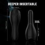 Silicone 10 Dynamic Frequencies Male Penis Vibrator Male Stroker Sex Toys for Men Strong, Silent Waterproof Mens Vibrator