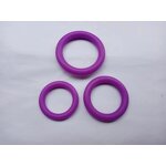 Factory Price Popular Pack of 3 Silicon Penis Rings Delay Ejaculation Sex Toy for Men