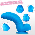 1.77'' Diameter Big Lifelike Penis with Balls Realistic Thick Silicone Dildo Adult Sex Toy for Women G-spot Anal Stimulator