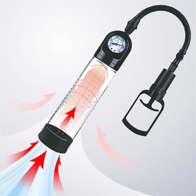 Free Manual Penis Pump Enhancer ABS and Silicone Men Sex Toy Dick Enlarger for Manual Penis Enlargement