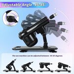 Automatic Thrusting Sex Machine for Women,3XLR Connector Love Machine with Dildo Remote Control Adult Sex Toy for Couples