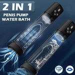 Automatic Penis Pump Men Enlargement Dilate Trainer Penis Vacuum Pump Sex Toys 9 Suction Male Masturbator Sex Toys for Men 18+