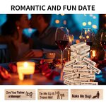 Lust Tower Games for Adults Super Naughty Block Tower Tumbling Wooden Tower Stacking Block for Couples Date Night for Valentine