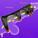 Delay Ejaculation Penis Sleeve Dildo G Spot Stimulator for Women Enlargement Extender Sexy Toys for Men Couples