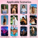 Women Sexy Nipple Covers Self-adhesive Nipple Pasties Stickers Sequin/Faux Leather Swan Rhinestone Breast Pasties