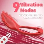 Adult Sex Toys Wearable Panty Vibrator with 9 Vibration Modes APP & Remote Control Vibrators for Penis Ring Clitoral Stimulator