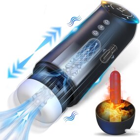 Male Masturbation Cup Telescopic Heated Sucking Pocket Pussy Sex Machines Toy Adult Goods for Men Vagina Masturbator