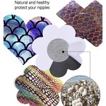 Pasties Nipple Covers Stickers Nipple Cover Sticky Pack With Multi Design Adhesive Disposable Bra for Womens