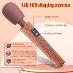 Sex Toys Vibrator Wand Dildo - Sex Toy for Women Clitoral G Spot Stimulation,Erotic Massager with 9 Powerful Vibrations AV Wand