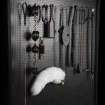 16pcs Luxury Premium Leather Bondage Kit Set with Case Cowhide Binding Restraints Paddle China Bondage Leather Sm Set for Couple