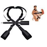 Hot Sale Adjustable Adult Restraint Cord Kit Multiple Posture Swing Neck Suspension Sling Sexy Adult Bondage Gear