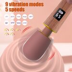 Sex Toys Vibrator Wand Dildo - Sex Toy for Women Clitoral G Spot Stimulation,Erotic Massager with 9 Powerful Vibrations AV Wand