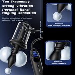 Automatic Anal Plug Vaginal Pussy Dildo Pump Expander, Anal Beads Wand Pumps Enlarger, Prostate Massager Stimulator Masturbator