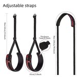 Sex Bondage Legs Restraints, Thigh Sling with Adjustable Straps,Bondage Rope Kit Restraints Tape for Couples with Cuffs & Collar