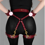 12 Pcs Luxury Leather Bondage Belt Bondage Gear & Accessories for BDSM Couples Play Bondage Restraints Kink