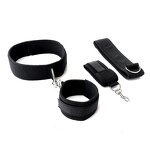 BDSM Bondage Sex Toys Restraints, Adjustable Sex Cuffs Restraints Straps Wrist-to-Thigh, Restraint Set Adult Sex Toys for Couple
