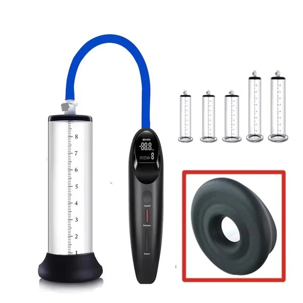 Smart Electric Penis Pump Sex Toy for Men Optimal Kpa Suction-Release Cycles Penis Training Penile Vacuum Pump Penis Enlargement