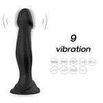 Silicone Strap-On Realistic Big Thrusting Dildo Vibrator with Remote Control Electric Telescopic Vibrating Female Sex Toy