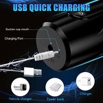 Hands Free Male Masturbators Sex Toy Stroker with 7 Thrusting & Rotating Mode, Vibrator Pocket Pussy for Men Blowjobsex Machine