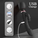 Three Heads Rabbit Vibrator 30 Powerful Vibration G Spot Clit Simulator Vaginal Anal Vibrating Dildo Massager Sex Toys for Women