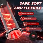 Ultima Penis Pump Kit, Brass w/Premium Red Silicone Grips and Hose + Gauge - 9" x 2.50"  6 size Flange Cylinder