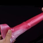 Penis Extender Fantasy Penis Enlarger with Silicone Cock Ring, Reusable Penis Sheath Soft Pennis Girth Sleeve to Enlarge Prolong