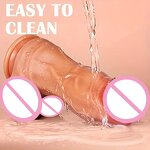 Hot Selling Realistic Dildo Liquid Silicone Material 9 Inch Realistic Huge Thick XXL Dildo Female Masturbation Adult Sex Toys