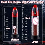 Penis Pump Male Sex Toys,Electric Dick Pump Penis Extender with 10 Erection Training Modes, Cock Pump Automatic Male Masturbator