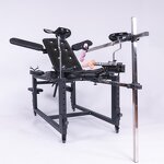 Leg Spreader Obedience Chair with Vac-U-Lock System Sex Machine for Men Women Couples, Heavy Duty Frame Includes More DIY Stand