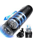 Hands Free Male Masturbators Sex Toy Stroker with 7 Thrusting & Rotating Mode, Vibrator Pocket Pussy for Men Blowjobsex Machine