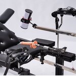 Ultimate Fully Adjustable Obedience Chair with Wireless Sex Machine Included Masturbation Cup and Dildo for Men Women & Couples
