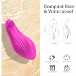 Wearable Vibrator with Remote Couples Sex Toys, Mini Panty Vibrators with 9 Strong Vibrations & APP Control Pleasure Tools