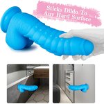 1.77'' Diameter Big Lifelike Penis with Balls Realistic Thick Silicone Dildo Adult Sex Toy for Women G-spot Anal Stimulator