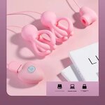 Electric Nipple Vibrator Female Breast Massage Nipple Clip Enhancer Nipple Sucking Stimulator Female Masturbator Adult Products