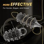 Best Selling High Quality TPE Reusable Sleeve Soft Silicone Rub Ber extra Dotted Penis Condom