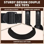 Hot Sale Adjustable Adult Restraint Cord Kit Multiple Posture Swing Neck Suspension Sling Sexy Adult Bondage Gear