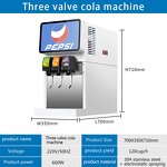 Soda Dispenser Factory - Stainless Steel Post Mix Pepsi Machine OEM