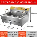 Commercial Deep Fryer Factory - Potato Chips Chicken Fryer Hot Selling