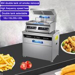 Electric Deep Fryer Manufacturer - Oil Fume Purification Single/Double Tank Fryer