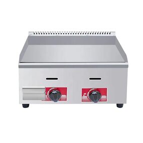 Gas Griddle Factory - 2 Head Smokeless Indoor Portable BBQ Compact