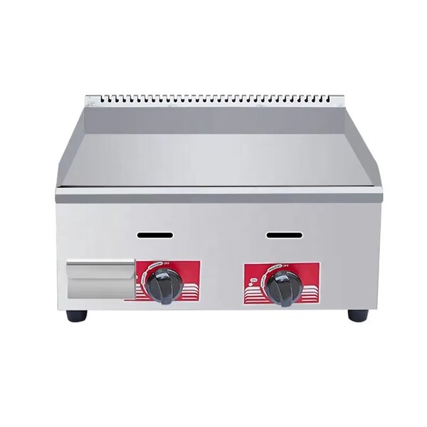 Gas Griddle Factory - 2 Head Smokeless Indoor Portable BBQ Compact