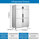 Commercial Refrigerator Manufacturer - 4 Door CFC Free Kitchen Cabinet Refrigerator