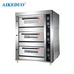 Commercial Gas Oven Factory - 3 Deck 6 Trays Bakery Machine Equipment