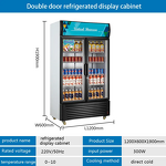 Commercial Refrigerator Factory - Glass Door Meat Display Dry Aging Fridge