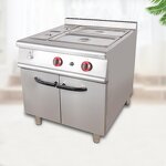 Commercial Food Warmer Factory - Gas Bain Marie with Cabinet Hot Sale