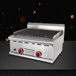 Commercial Barbecue Grill Factory - Gas Rock Barbecue Restaurant Kitchen