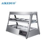 Hot Food Display Manufacturer - 1.1M Stainless Steel Heated Showcase Warmer